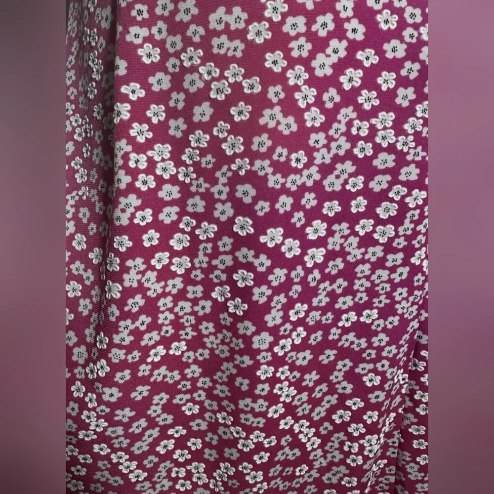 Jessica Howard Pink & White Faux Wrap Dress - Size 8 NWT